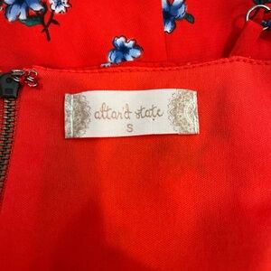 Altard state red floral dress